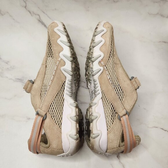 Mephisto Allrounder Tan Sueded Hiking Shoes Flats Walking Sandals Women's 9 - Picture 5 of 10